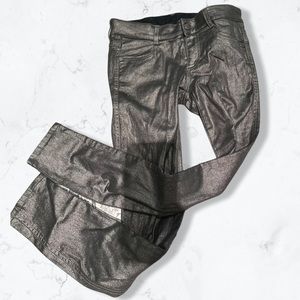 Stella McCartney skinny silver jegging:Jeans as 26